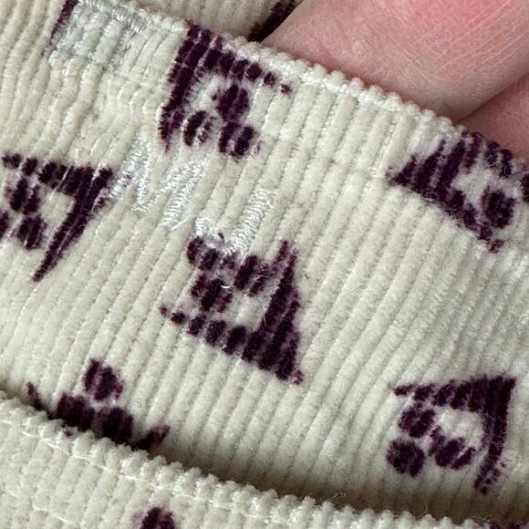 Mark Jacobs printed corduroy pants. women’s size 8 - Picture 4 of 10